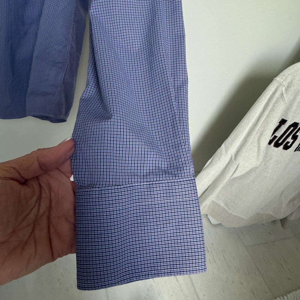 Peter Millar Men's Button-Down Shirt in Purple - Picture 7 of 12